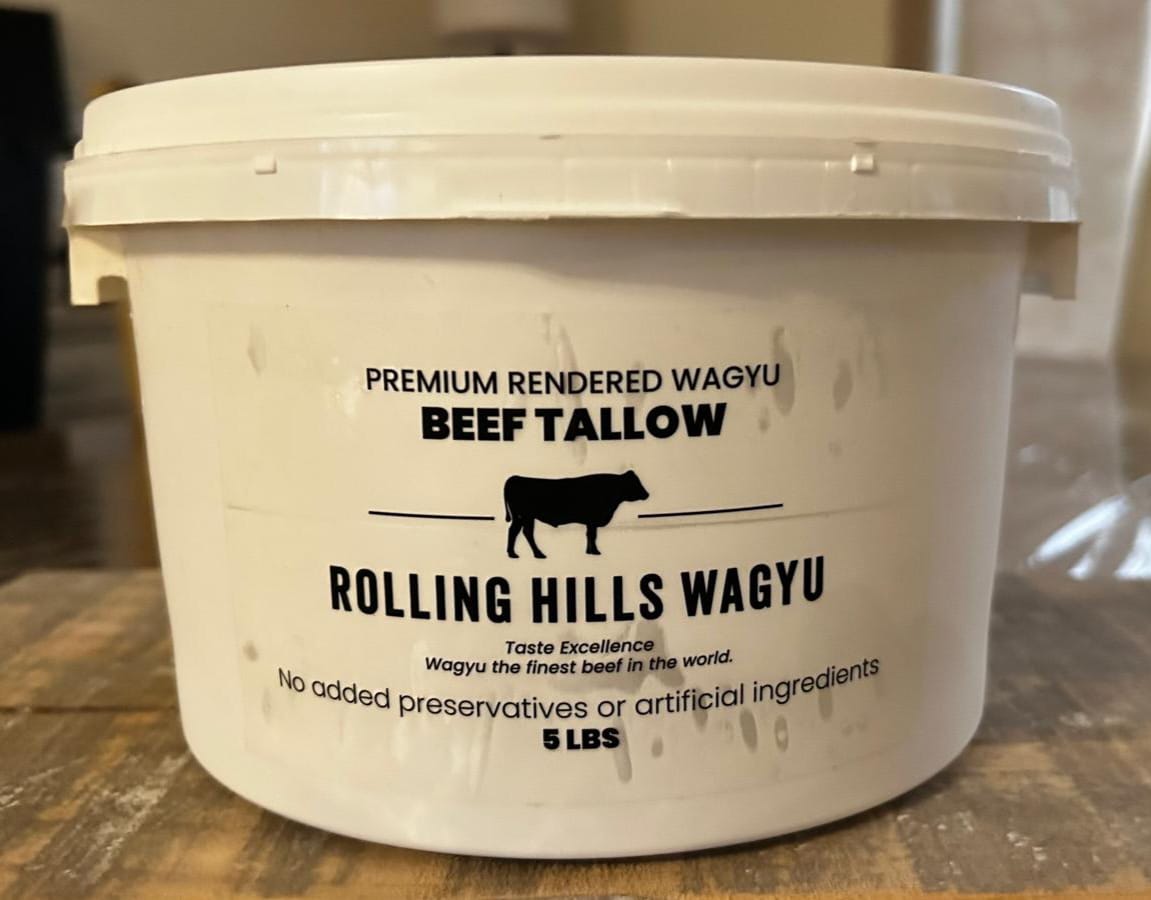 Wagyu Beef Tallow - 5 LB. Tub