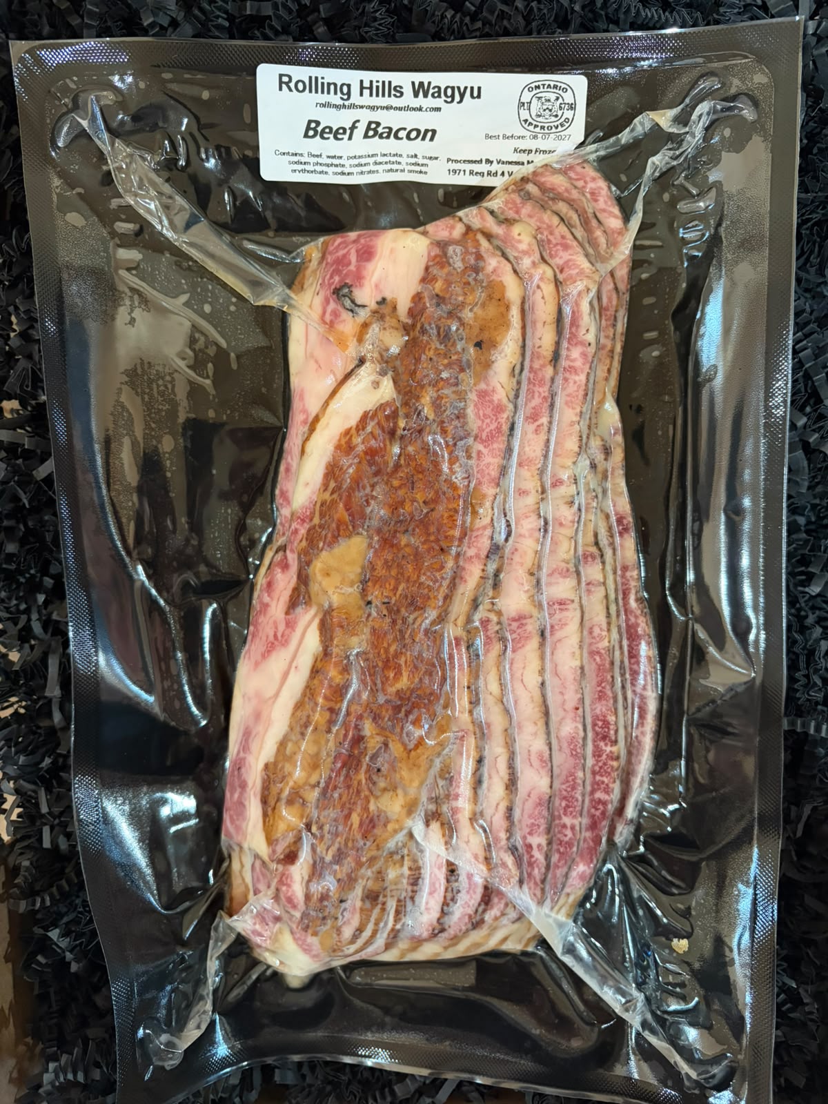 Beef Bacon - 1lb Package
