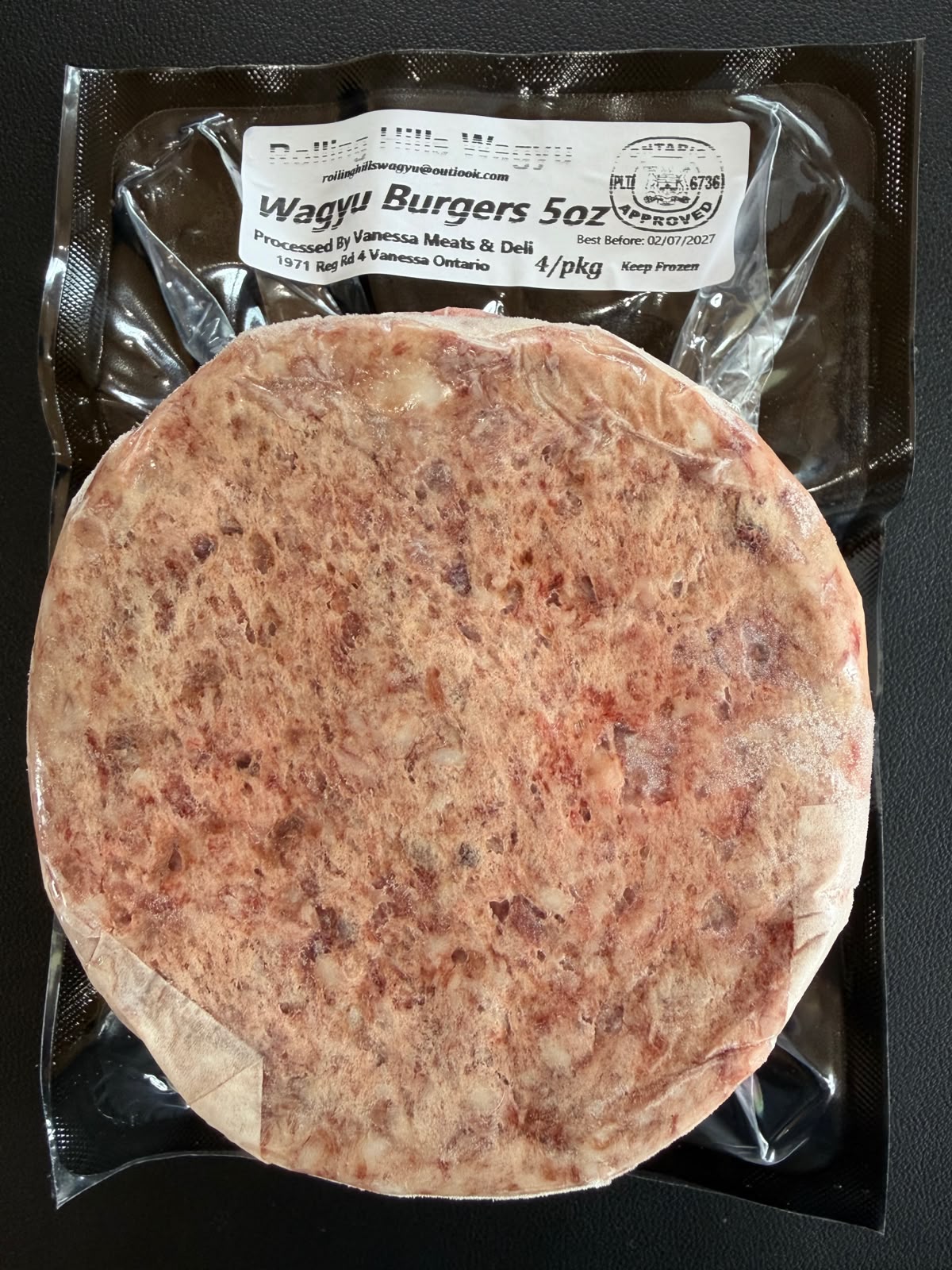 All Wagyu beef burger