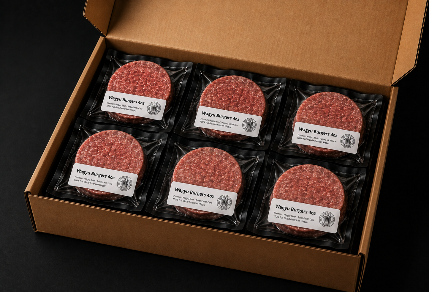 Wagyu Burger Box - 24 4oz Patties